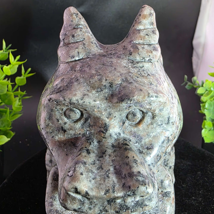 Emberlite Young Sitting Dragon Carvings