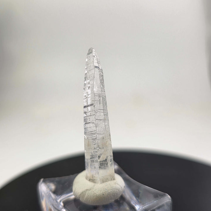 Nifontovite specimen - Rey y Reina Mine Charcas Mexico displayed on a clear base with a white background.