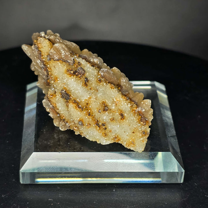Calcite Specimen w/ Glass display stand - Guerrero, Mexico