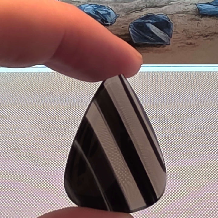 Midnight Lace Obsidian Cabochons