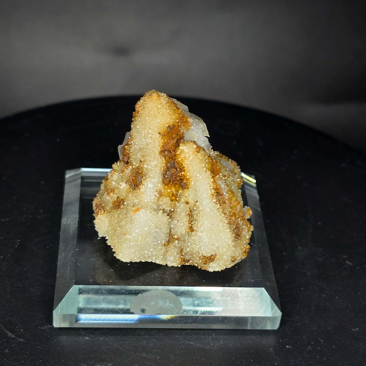 Calcite Specimen w/ Glass display stand - Guerrero, Mexico