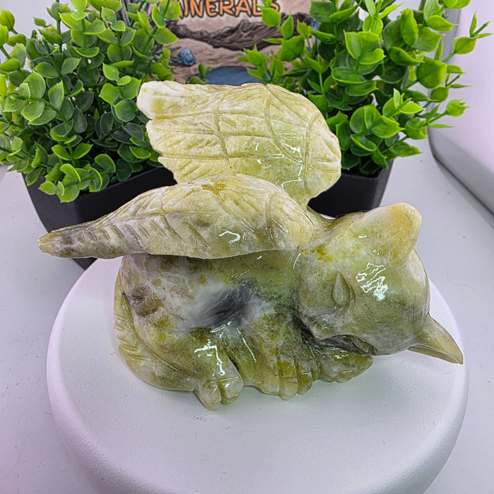 Carving - Angel Cat with Wings