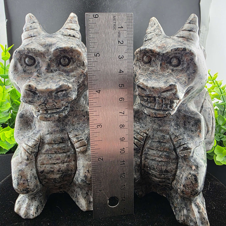 Emberlite Young Sitting Dragon Carvings