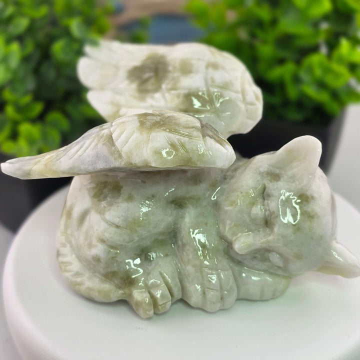 Carving - Angel Cat with Wings