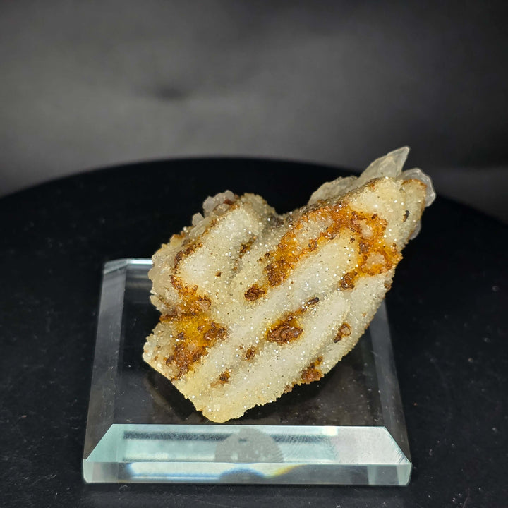 Calcite Specimen w/ Glass display stand - Guerrero, Mexico