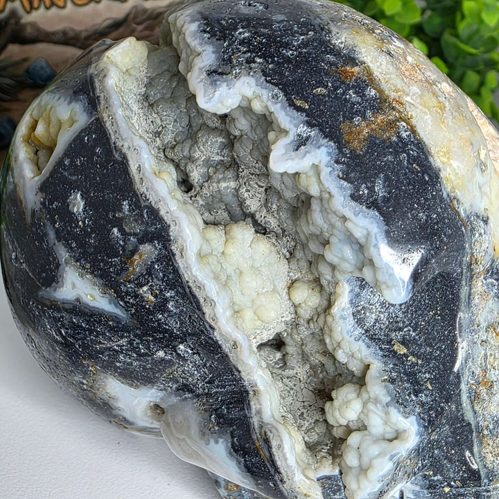 Jasper Skull Carving - 4 inch