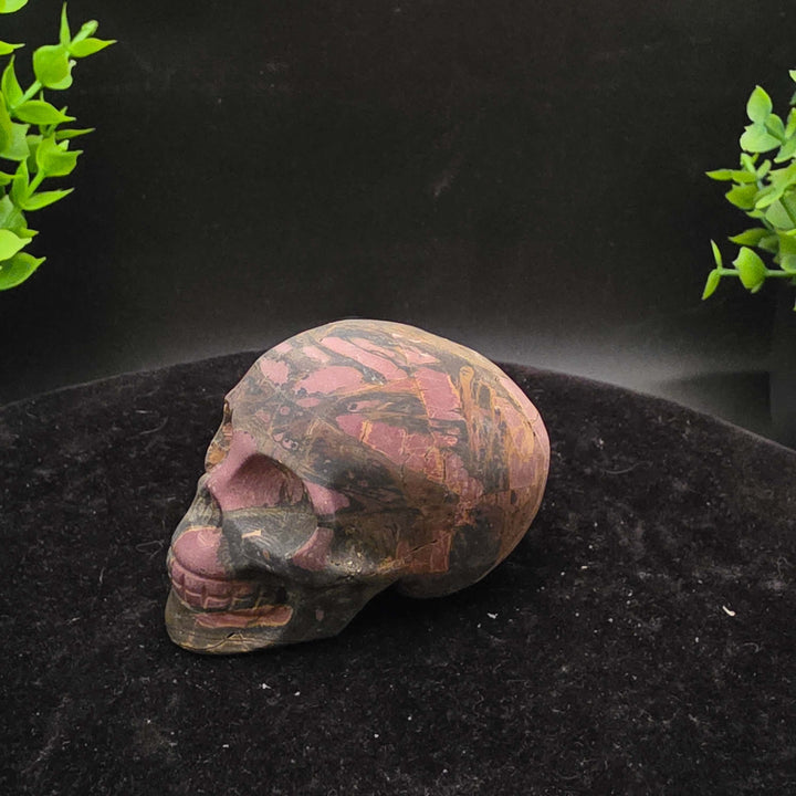 Cherry Creek Jasper skull carving - 2.5 Inch