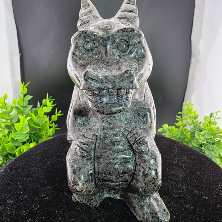 Emberlite Young Sitting Dragon Carvings