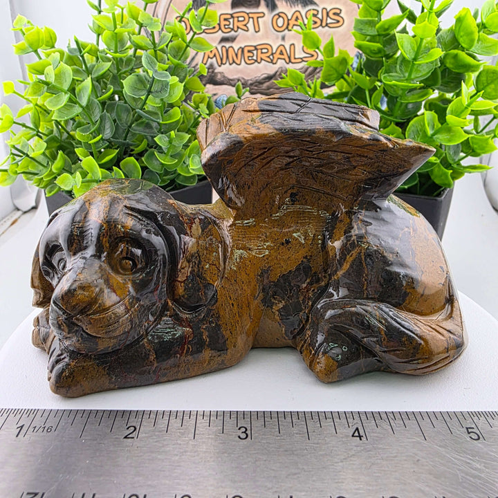 Carving - Angel Dog with Wings